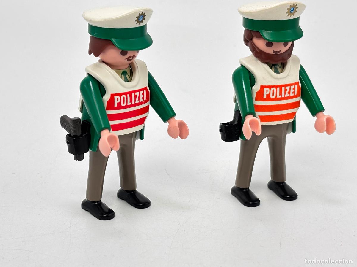 Playmobil: Playmobil lote figura polic&iacute;a alem&aacute;n con pistola