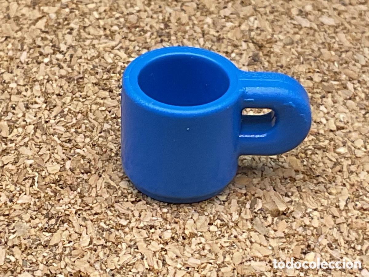 Playmobil: ACCESORIO PLAYMOBIL. TAZA COLOR AZUL.