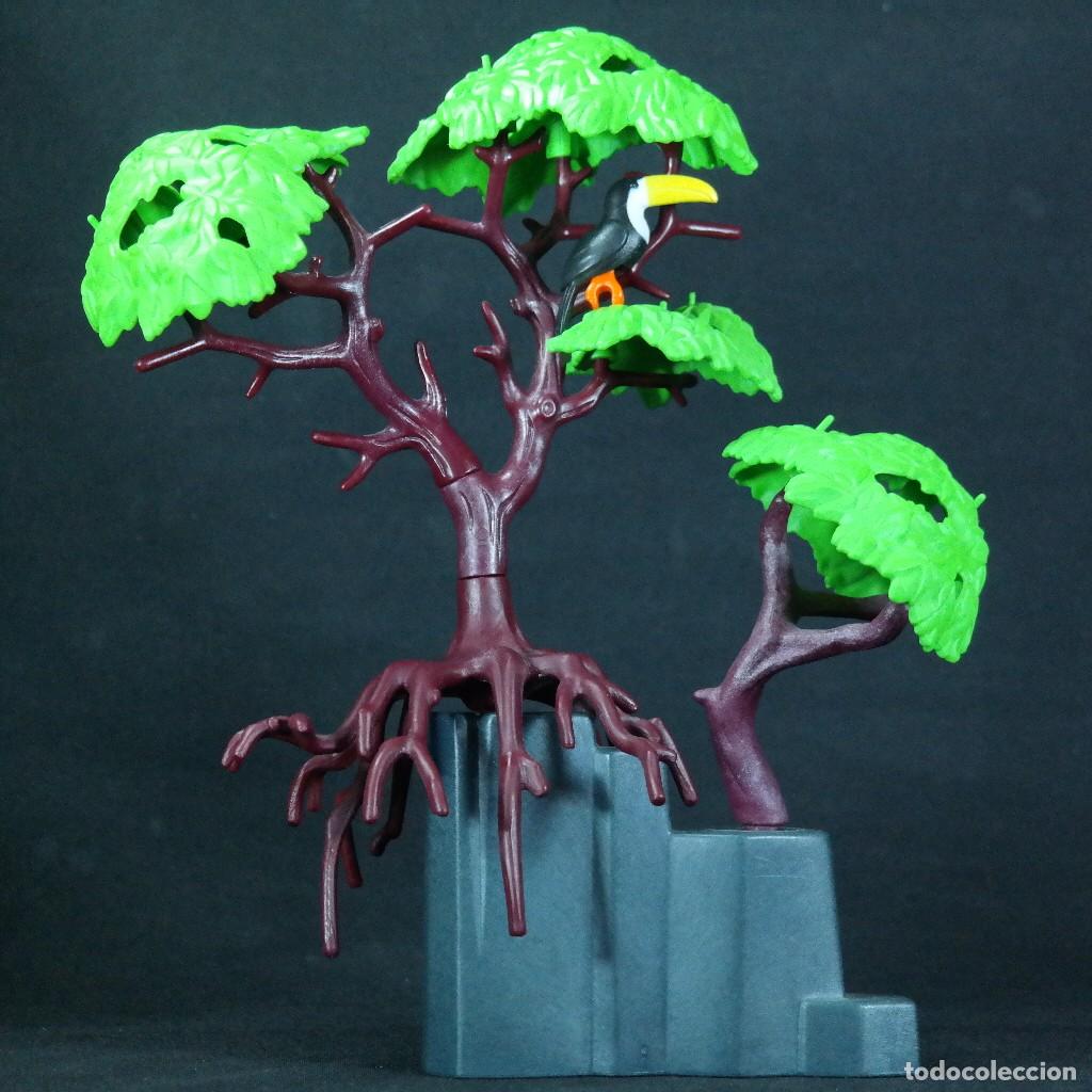 Playmobil: Playmobil arbol con roca y tucan ☼