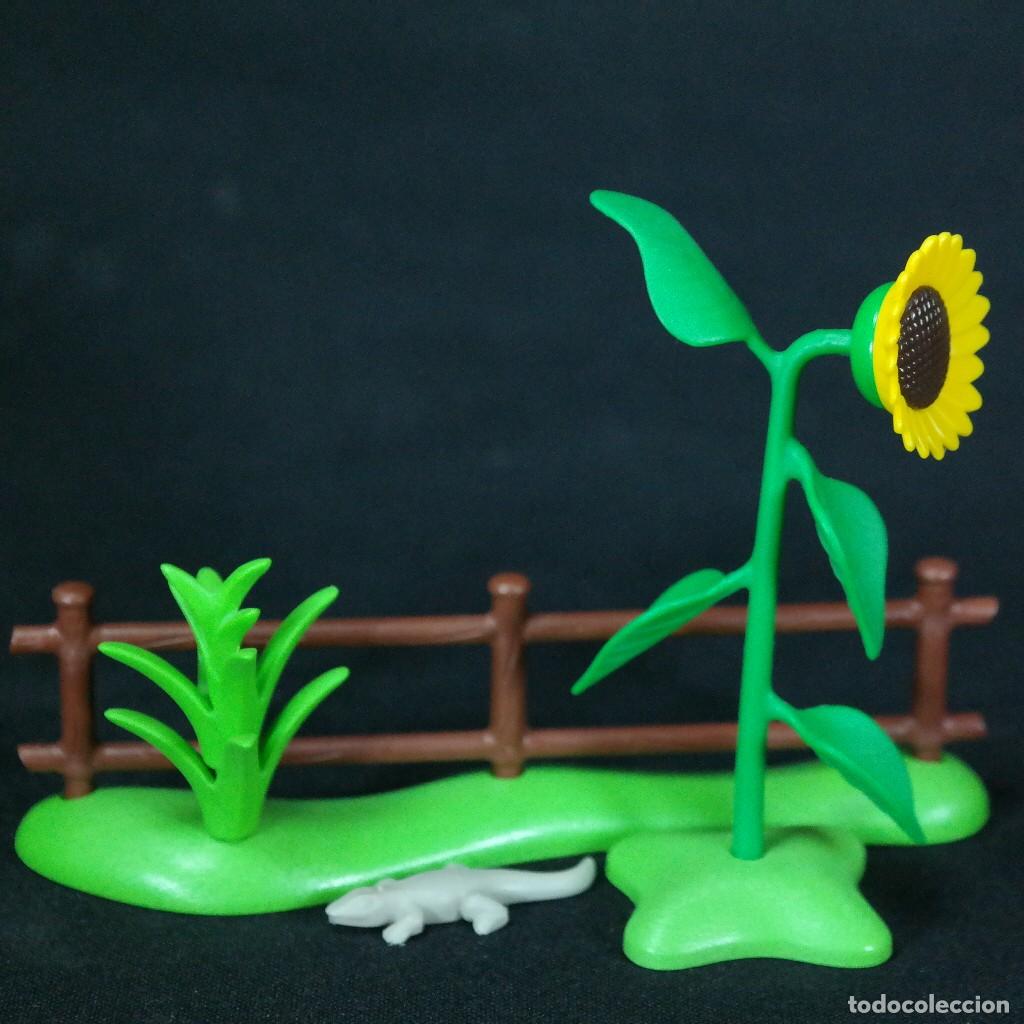 Playmobil: Playmobil cerco con girasol ☼