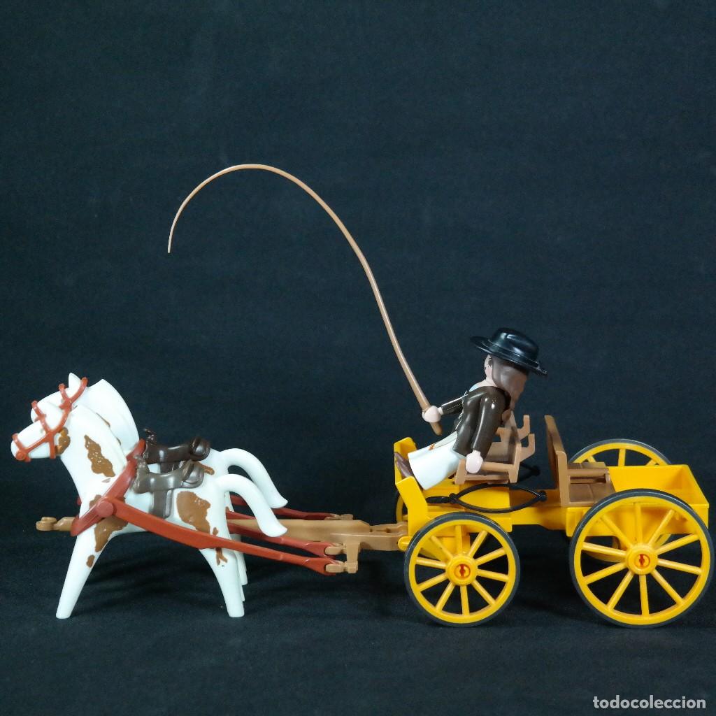 Playmobil: Playmobil carro oeste con mujer ☼