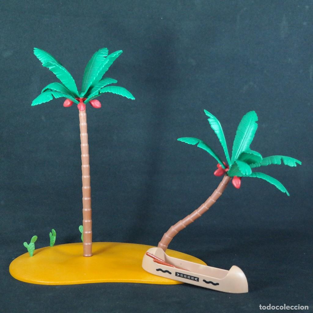 Playmobil: Playmobil dos palmeras grandes con canoas ☼