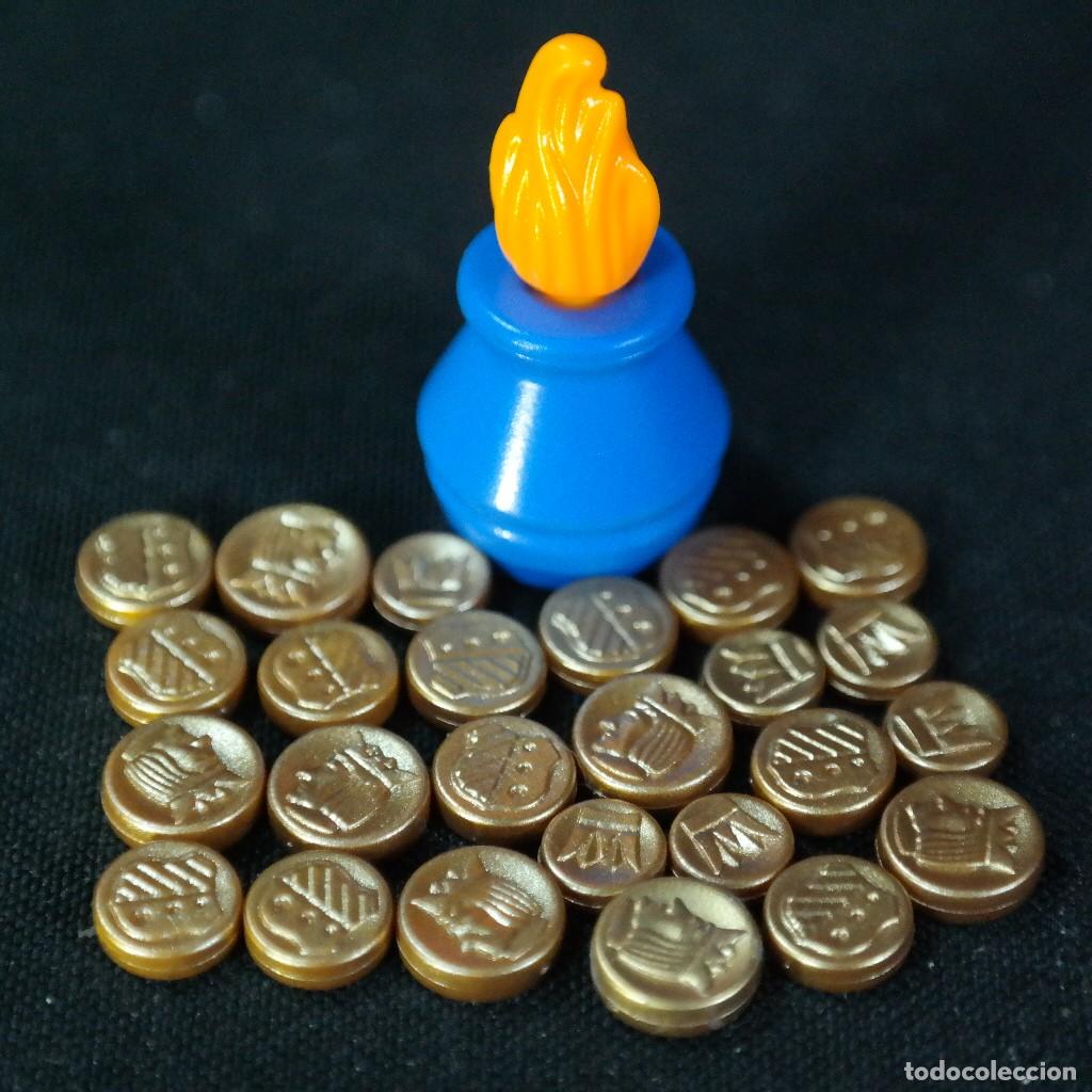 Playmobil: Playmobil monedas doradas con fuego ☼