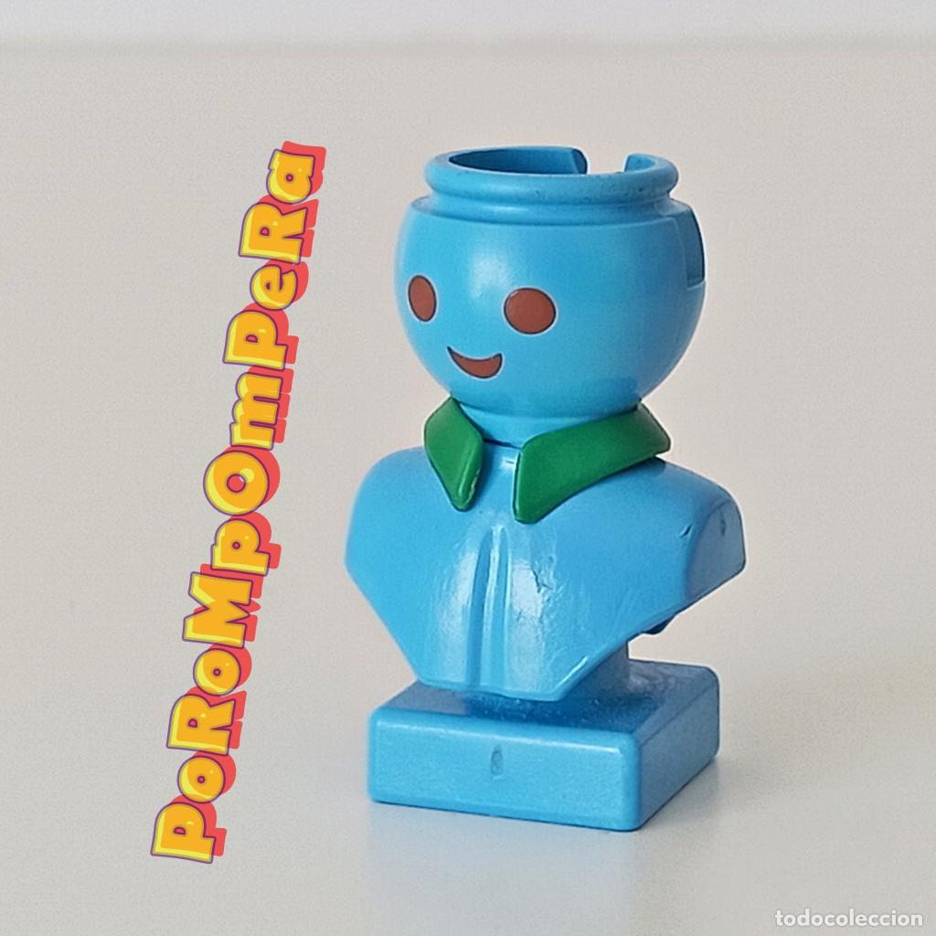 Playmobil: PLAYMOBIL cuello fino verde similar 3124 3634 solapa 80s 90s O5