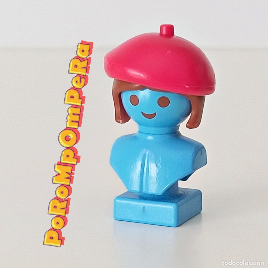 Playmobil: PLAYMOBIL boina rosa oscuro 3634 beret CUSTOM/COMPLETAR dama victoriana mujer bohemia artista O5