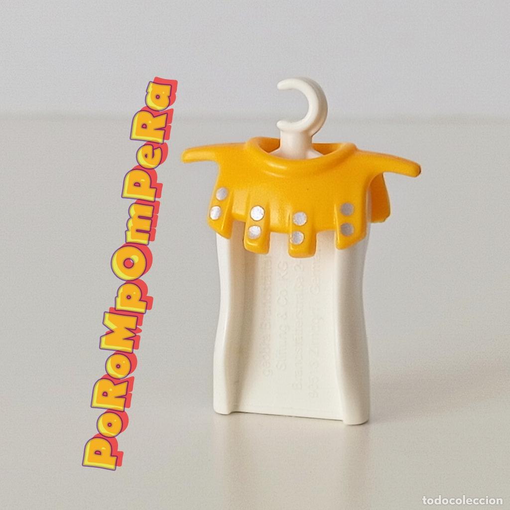 Playmobil: PLAYMOBIL cuello amarillo caballero medieval espaldar hombrera aldeano bel&eacute;n O7