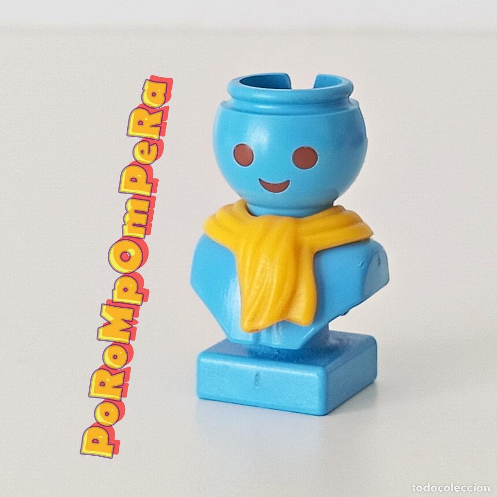 Playmobil: PLAYMOBIL pa&ntilde;uelo cuello amarillo 3198 CUSTOM/COMPLETAR bufanda &eacute;poca 80s O7