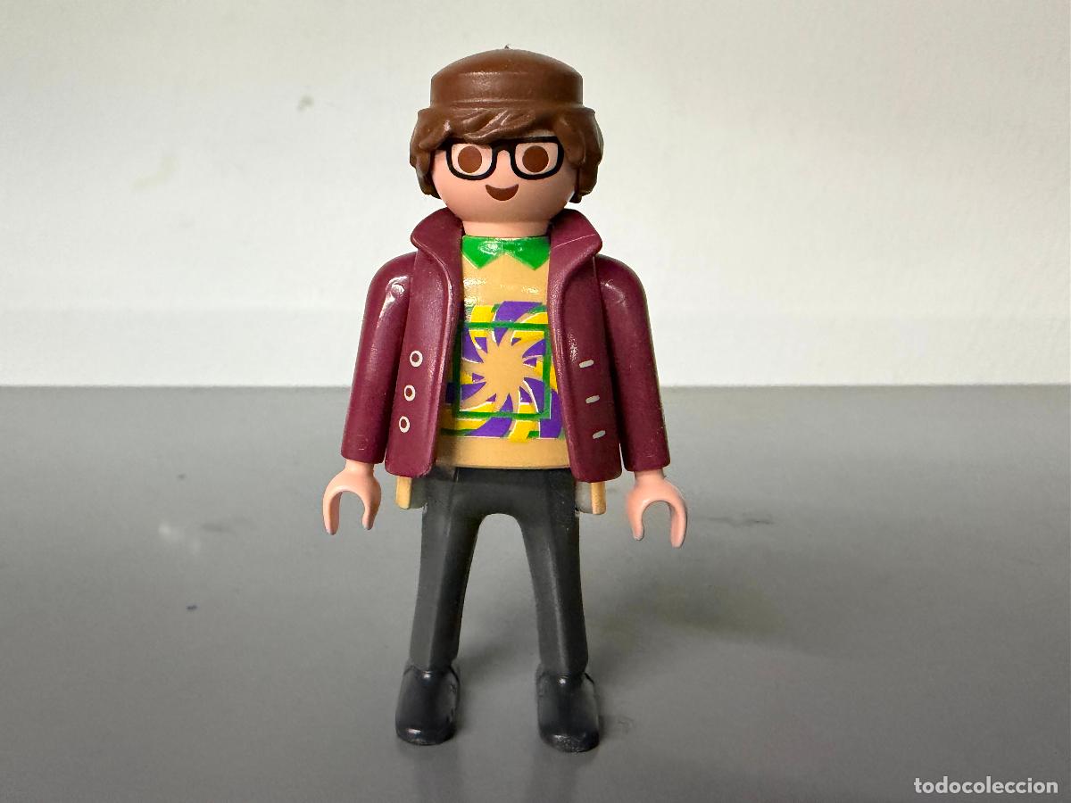 Playmobil: playmobil figura hombre con gafas profesor con chaleco ciudad elegante -mix30R