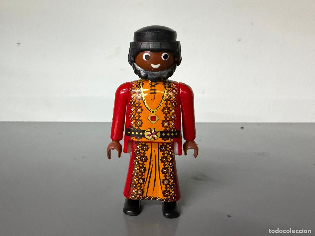 Playmobil: playmobil figura REY BALTASAR BELEN NAVIDAD -mix30R