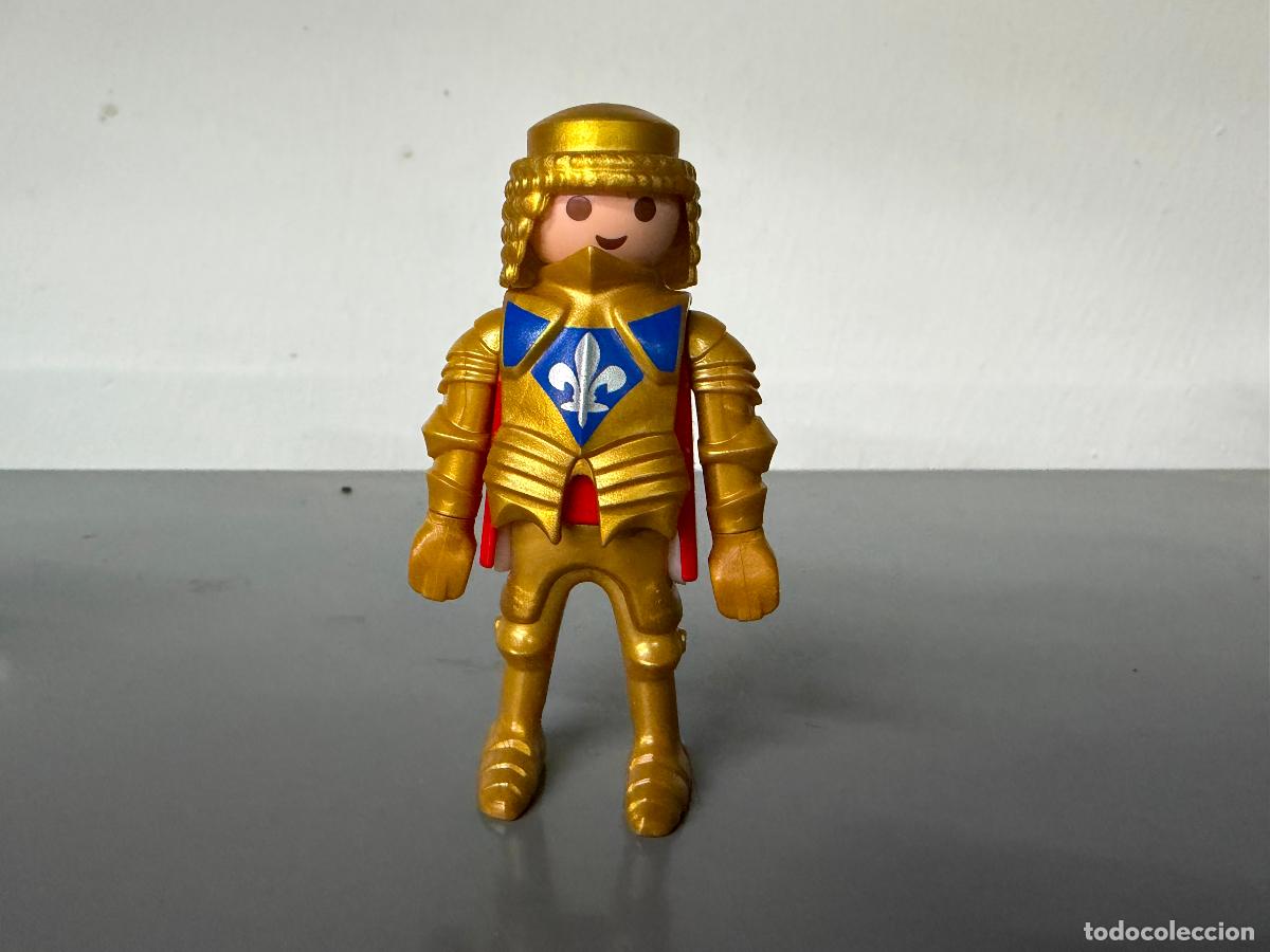 Playmobil: playmobil figura MEDIEVAL DORADA EJERCITO FLOR DE LYS -mix30R