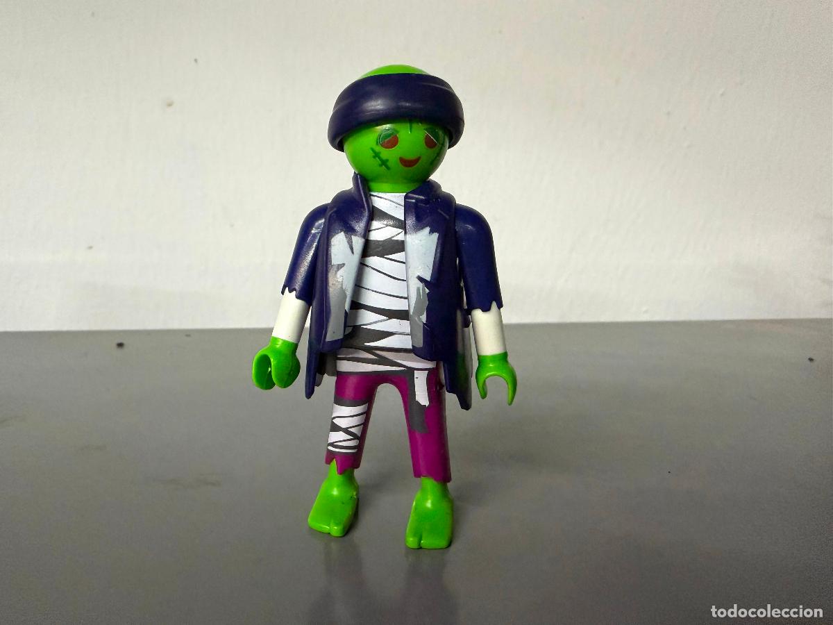 Playmobil: playmobil figura ZOMBIE HALLOWEEN MONSTRUO VERDE -mix30R
