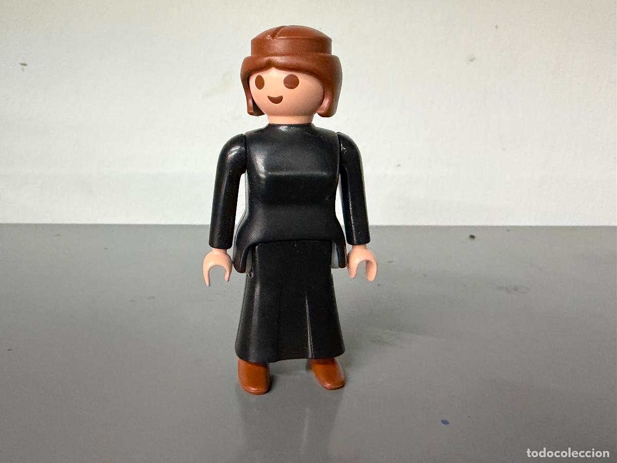 Playmobil: playmobil figura MEDIEVAL FALDA LARGA NEGRA CASTILLO ALDEANA BELEN -mix30R