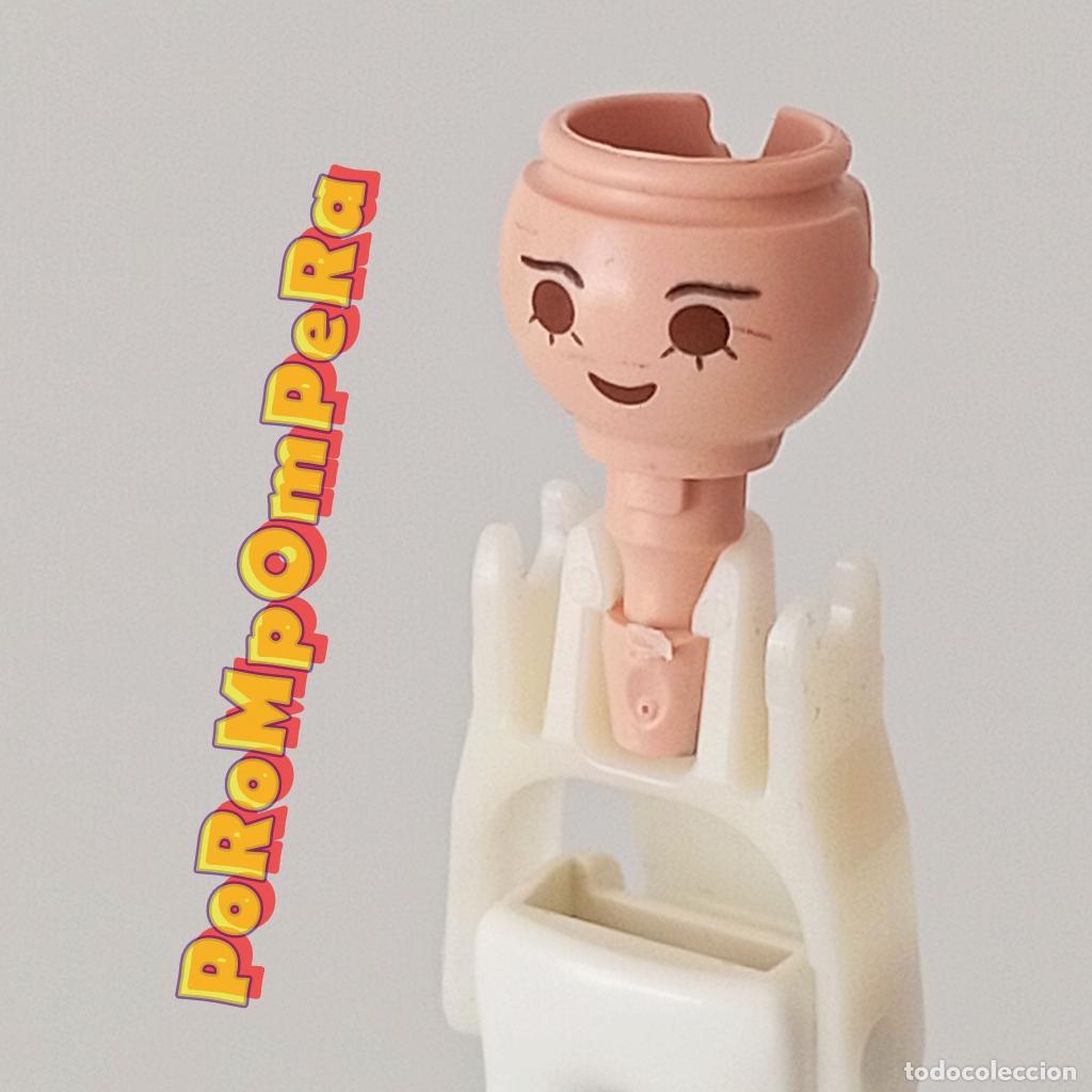 Playmobil: PLAYMOBIL cabeza ceja fina pesta&ntilde;a inferior REPUESTO/CUSTOM/COMPLETAR O7