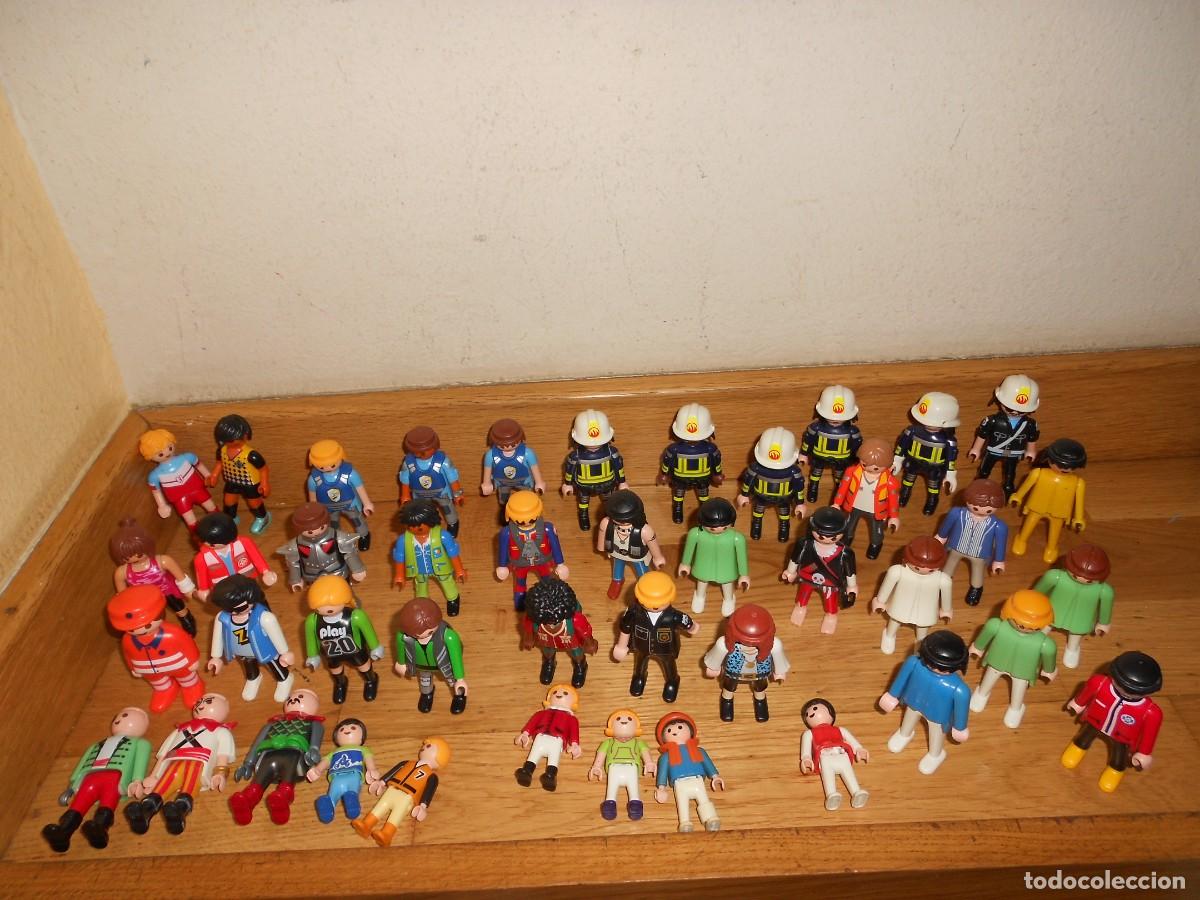 Playmobil: GRAN LOTE de 43 CLICKS de PLAYMOBIL : CHICOS / CHICAS / NI&Ntilde;OS / NI&Ntilde;AS / BOMBEROS / PIRATAS / etc....