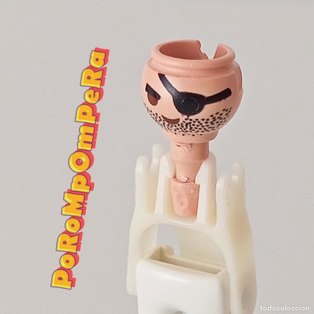 Playmobil: PLAYMOBIL cabeza barba sin afeitar parche ojo REPUESTO/CUSTOM/COMPLETAR O7