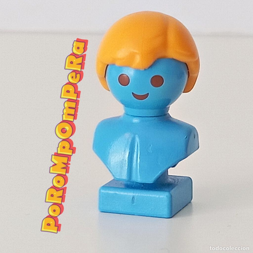 Playmobil: PLAYMOBIL peluca amarill? peinado raya izquierda pelo rubio cabello CUSTOM/COMPLETAR O7