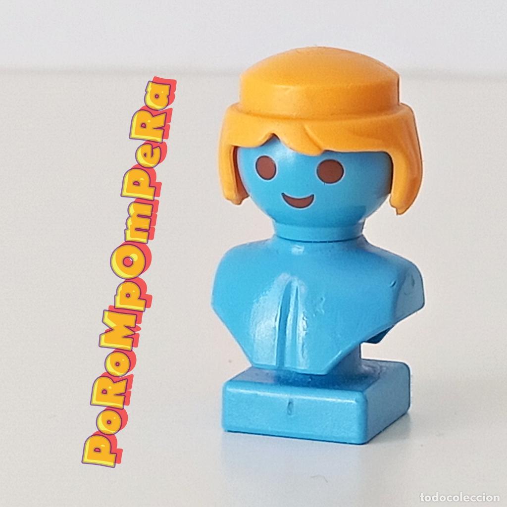 Playmobil: PLAYMOBIL peluca amarill? flequillo corto pelo mujer cabello rubio peinado CUSTOM/COMPLETAR O7