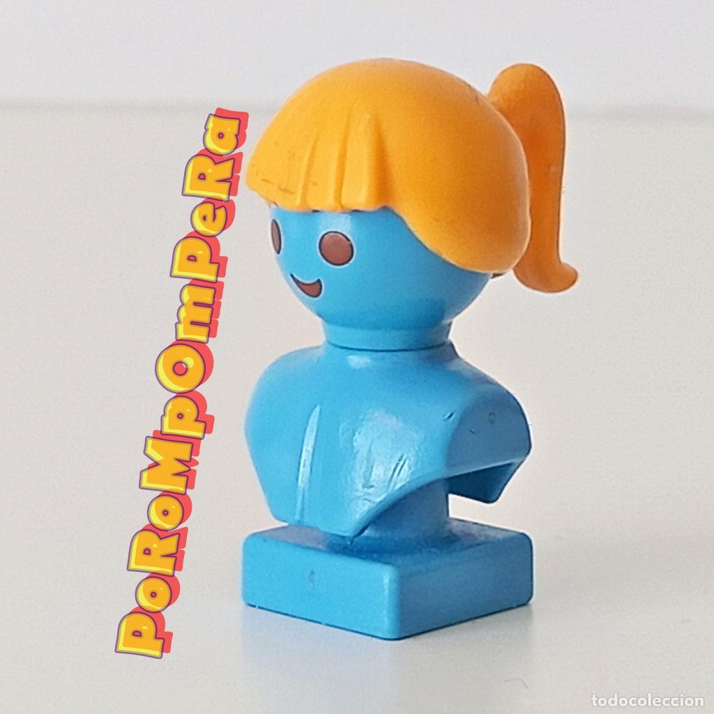 Playmobil: PLAYMOBIL peluca amarill? coleta alta recogida pelo mujer cabello rubio peinado CUSTOM/COMPLETAR O7