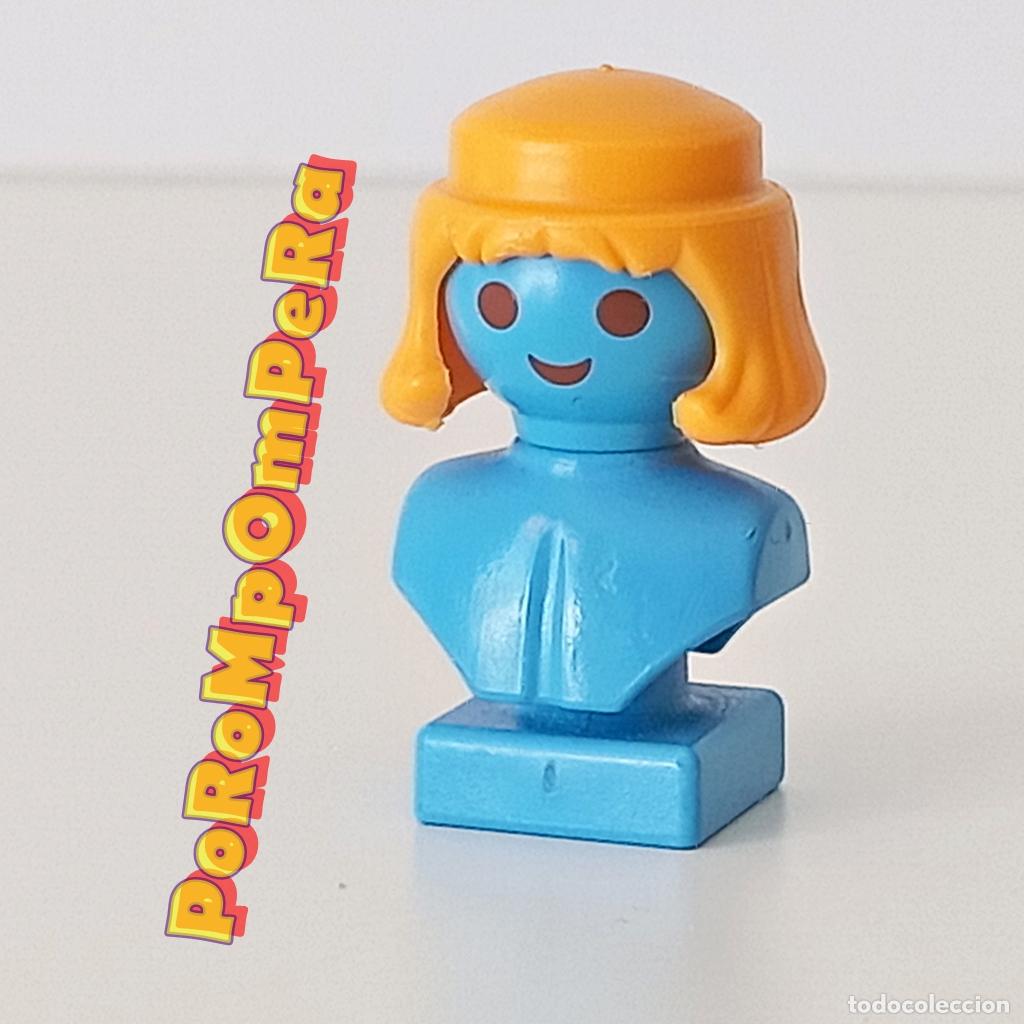 Playmobil: PLAYMOBIL peluca media melena amarill pelo cabello rubio paje medieval caballero CUSTOM/COMPLETAR O7