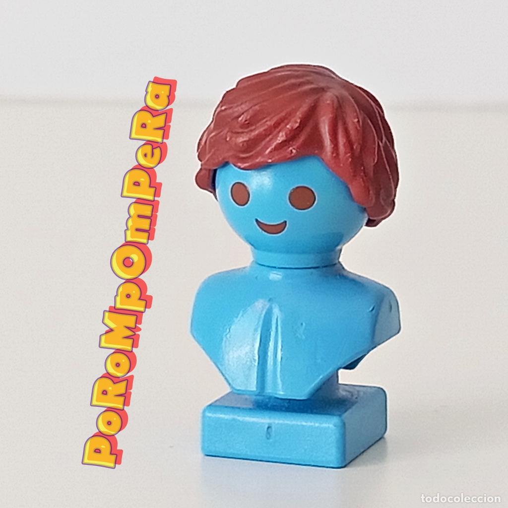 Playmobil: PLAYMOBIL peluca marr&oacute;n brill pelo casta&ntilde;o ligeramente despeinado cabello CUSTOM/COMPLETAR O7