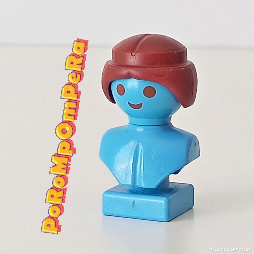 Playmobil: PLAYMOBIL peluca cl&aacute;sica mo&ntilde;o trasero marr&oacute;n pelo casta&ntilde;o cabello CUSTOM/COMPLETAR O7