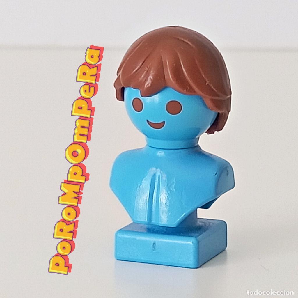 Playmobil: PLAYMOBIL peluca marr&oacute;n flequillo despeinado pelo casta&ntilde;o cabello CUSTOM/COMPLETAR O7