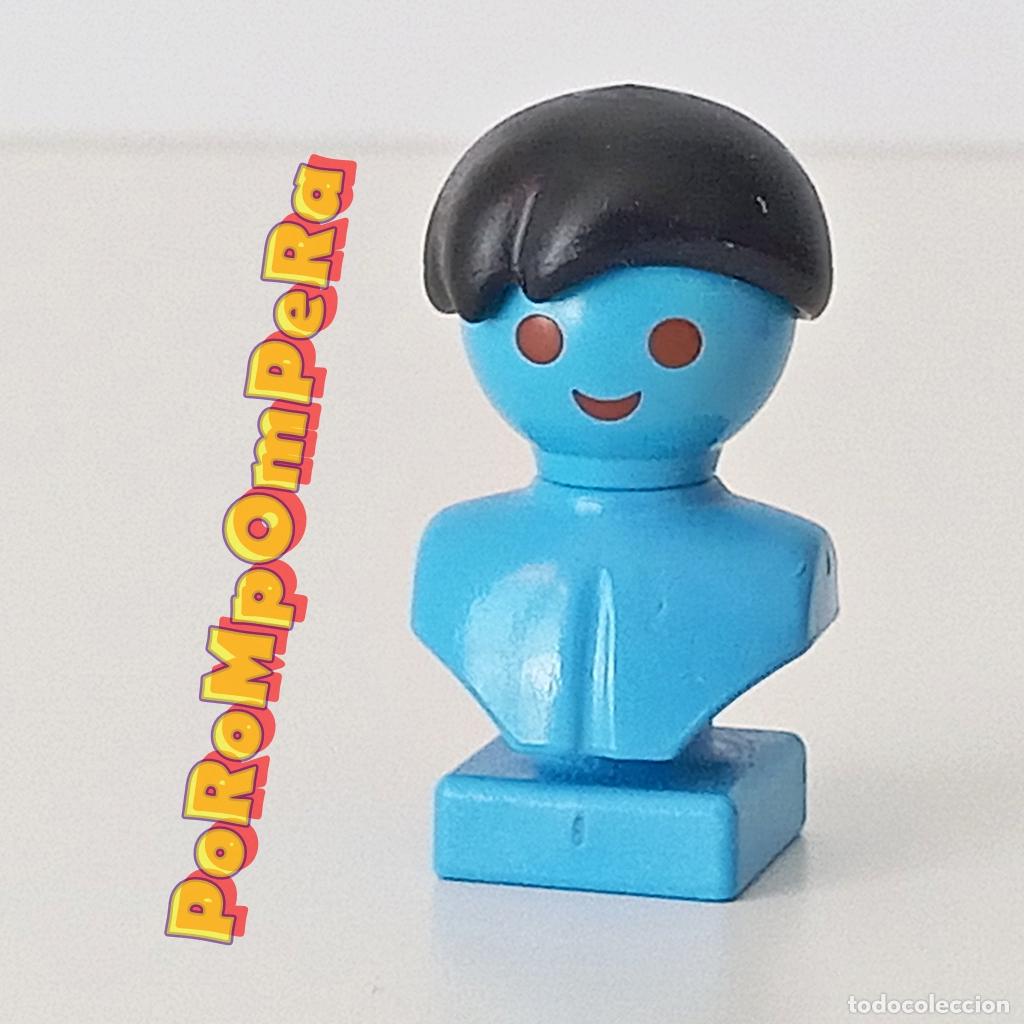 Playmobil: PLAYMOBIL peluca negra peinado flequillo derecha pelo moreno CUSTOM/COMPLETAR hitler nazi O7