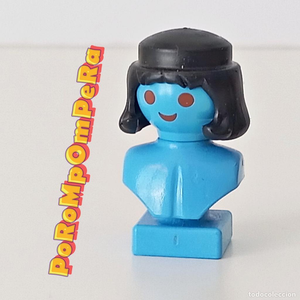 Playmobil: PLAYMOBIL peluca media melena negra pelo cabello moreno paje medieval caballero CUSTOM/COMPLETAR O7
