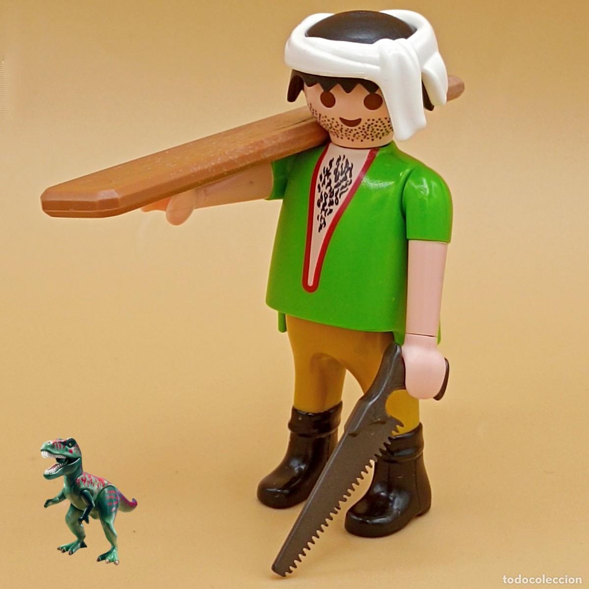 Playmobil: Playmobil figura carpintero artesano marinero trabajador pirata tripulante de barco