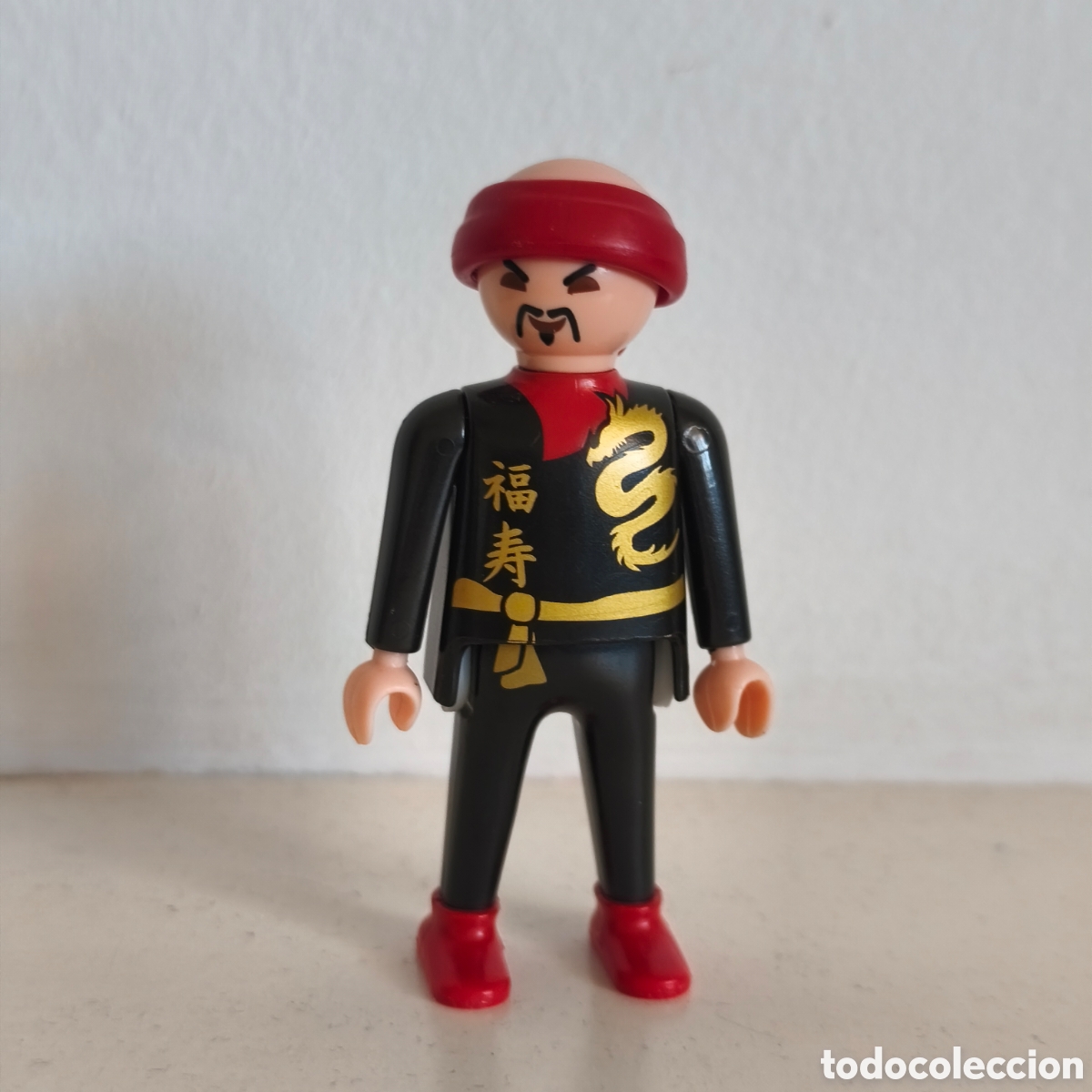Playmobil: Playmobil, Oriental calvo, Asiatico, Guerrero Chino.