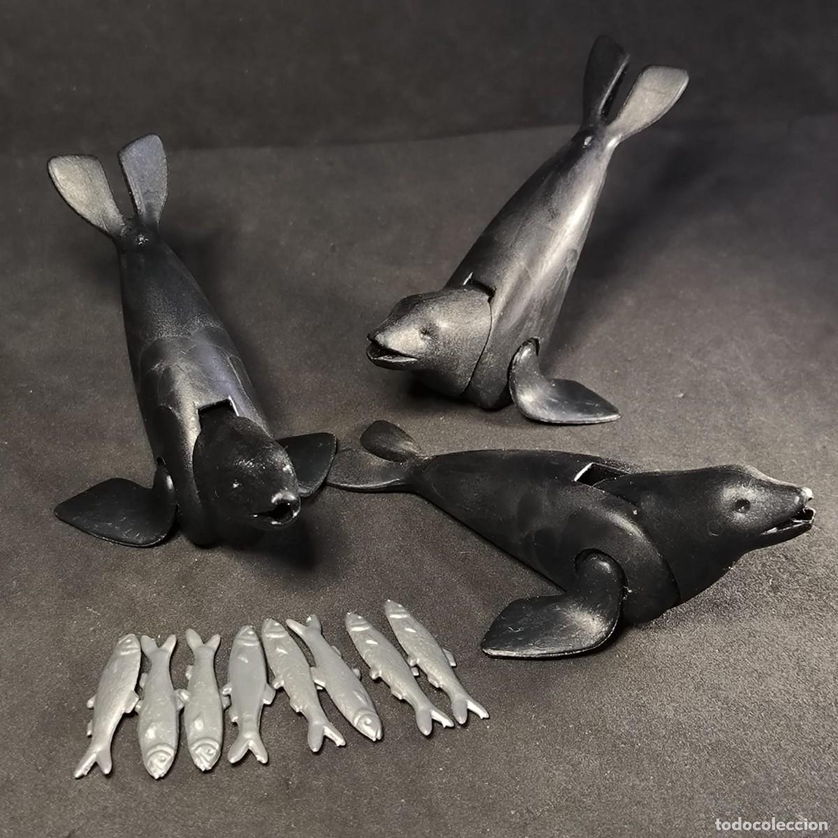 Playmobil: Playmobil tres focas con peces ☼