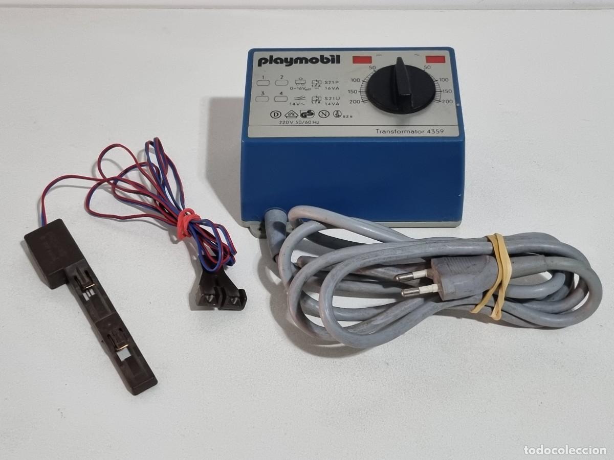 Playmobil: Playmobil 4359 4351 Transformador Cable Via Tren Ferrocarril LGB Locomotora