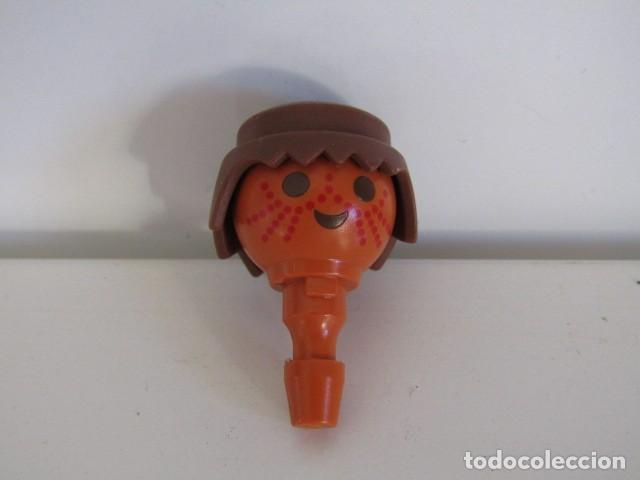 Playmobil: DIFICIL CABEZA TATUADA DE HOMBRE PREHISTORICO PLAYMOBIL
