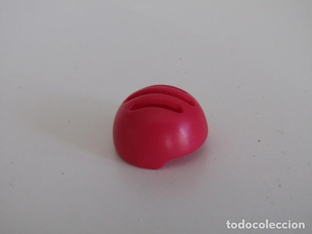 Playmobil: DIFICIL CASCO ROSA KARTS SKATE NI&Ntilde;O ANTIGUO PLAYMOBIL