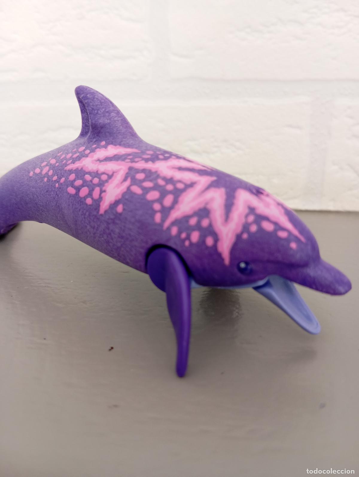 Playmobil: Playmobil animal delf&iacute;n morado