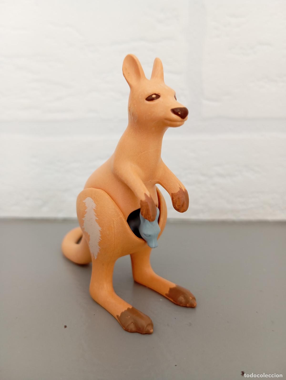 Playmobil: Playmobil animal canguro con cr&iacute;a