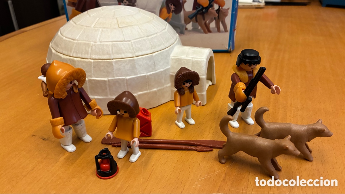 Playmobil: Playmobil - Igl&uacute; i fam&iacute;lia esquimal Ref. 3465