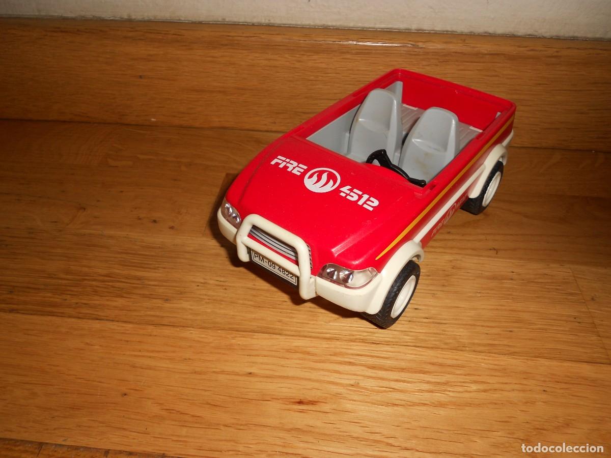 Playmobil: COCHE de BOMBEROS ( Faltan algunas Piezas ) - DISPONGO de mas PLAYMOBILS