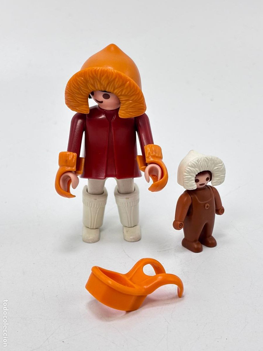 Playmobil: Playmobil 3911 lote chica y beb&eacute; esquimal
