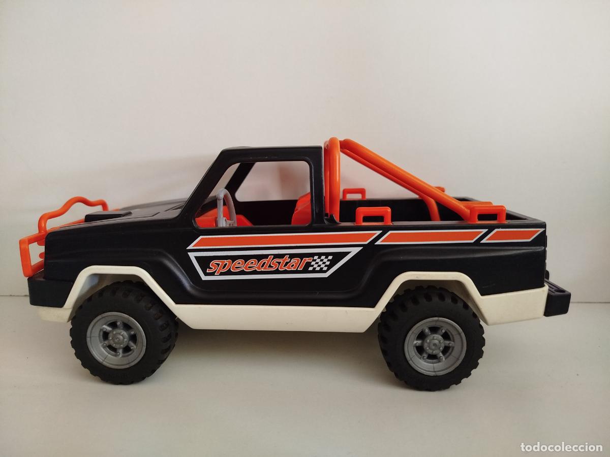 Playmobil: Jeep Todoterreno Playmobil 3399 - Coche Speedstar Vintage (Solo Veh&iacute;culo)