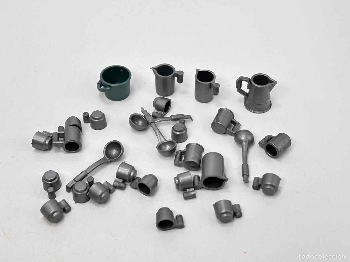 Playmobil: Playmobil lote jarra cubo taza copa cuchar&oacute;n