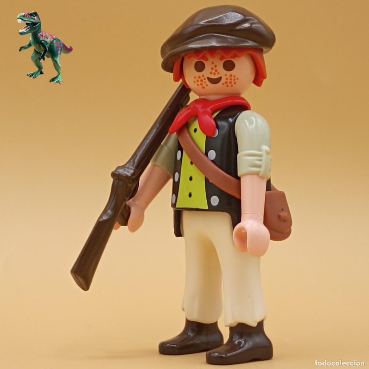 Playmobil: Playmobil figura partisano frances gaucho miliciano paisano rebelde soldado guerrillero victoriano