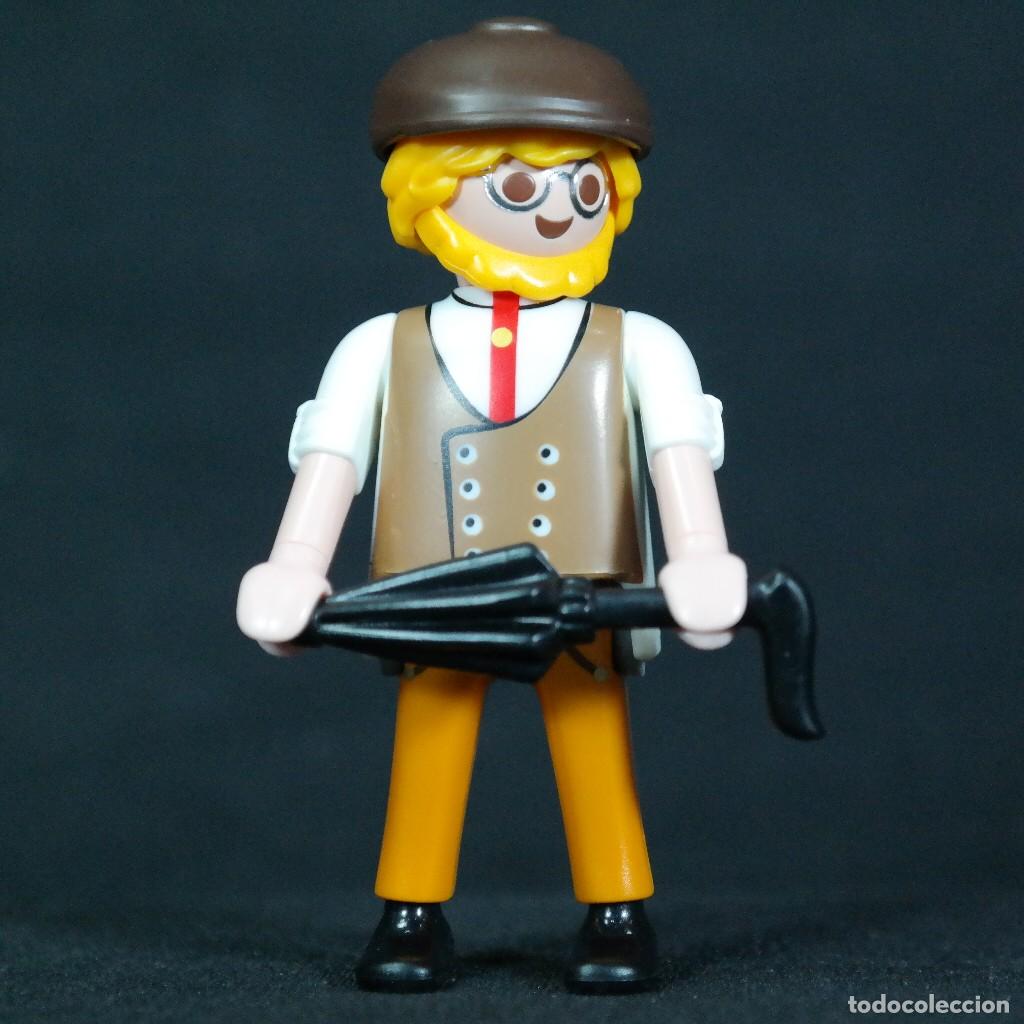 Playmobil: Playmobil caballero con paraguas ☼
