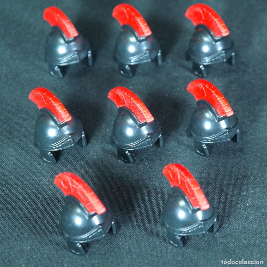 Playmobil: Playmobil 8 cascos romanos con penachos ☼