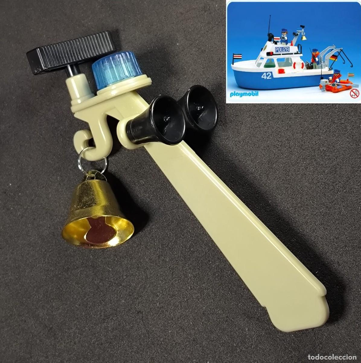 Playmobil: Playmobil antena completa barco patrullero 3539 bombero ☼