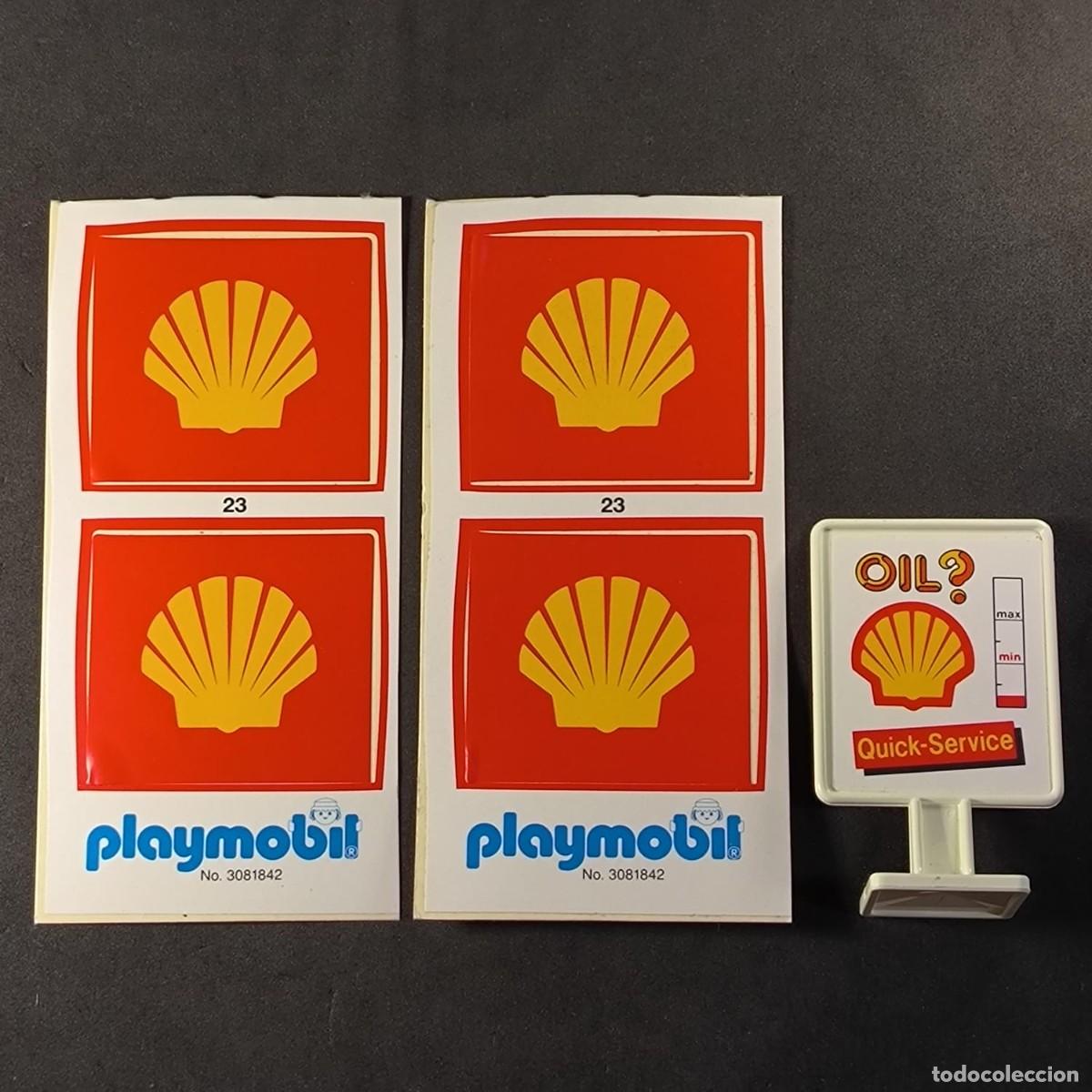 Playmobil: Playmobil calcomania de estacion de servicio shell ☼ - Foto 1