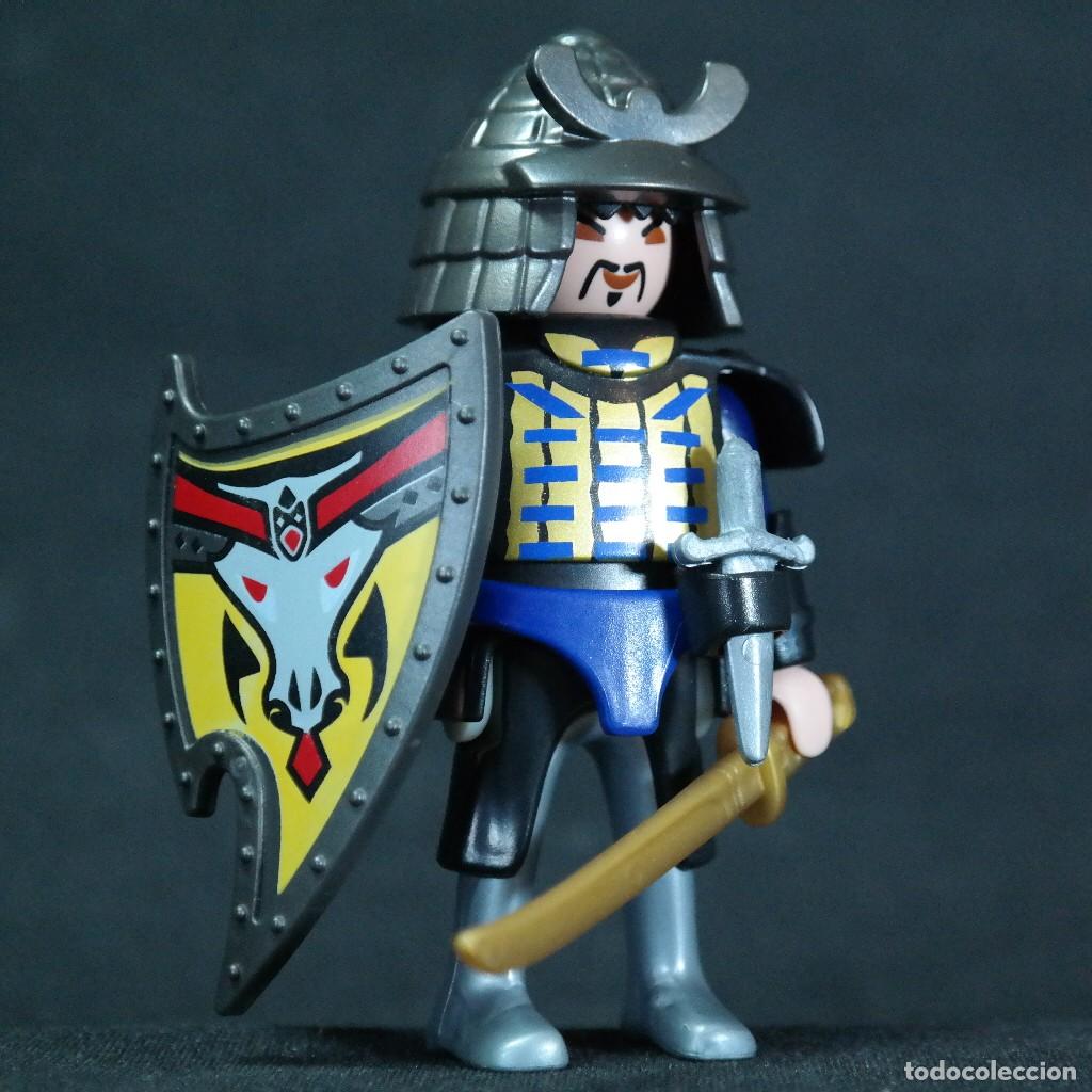 Playmobil: Playmobil samurai con escudo ☼