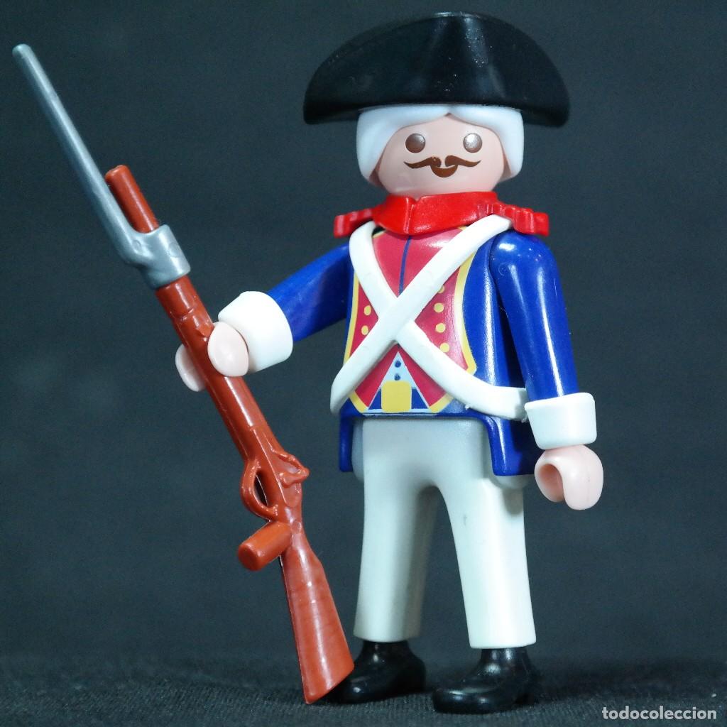 Playmobil: Playmobil soldado frances con pelo blanco ☼