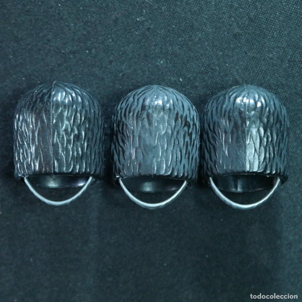 Playmobil: Playmobil 3 gorros altos de piel soldado ingles ☼