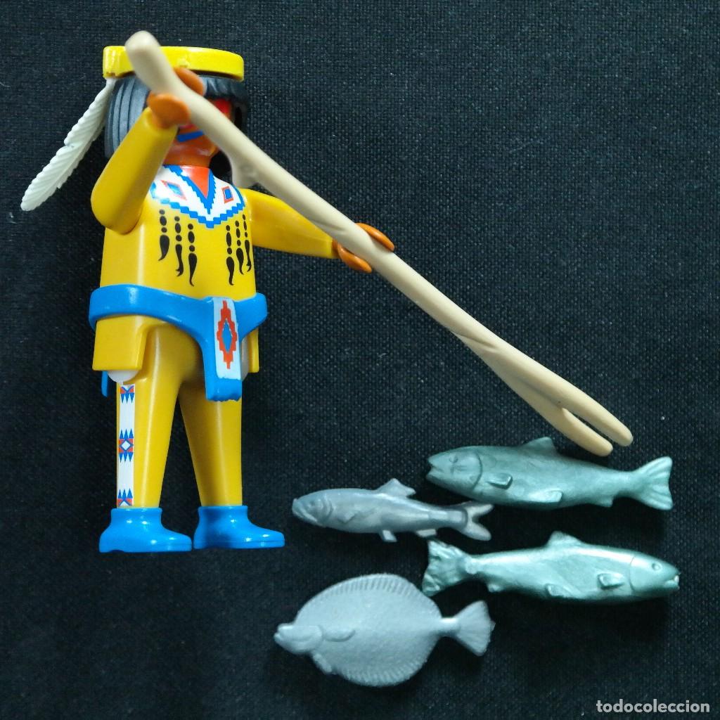 Playmobil: Playmobil indio con peces ☼ - Foto 1